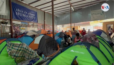 ayuda para migrantes en la frontera entre México y EEUU