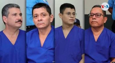 Gobierno de Ortega presenta imágenes de presos políticos