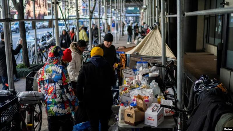 inmigrantes recién llegados a Nueva York