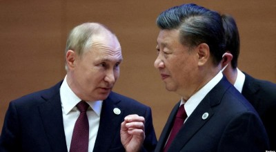 El presidente de China llega a Moscú para reunirse con Putin