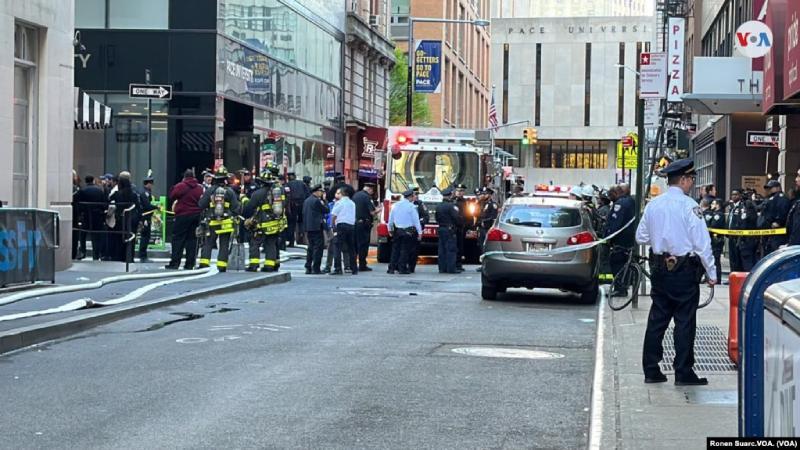 Un muerto y varios heridos por derrumbe de estacionamiento en Nueva York derrumbe de estacionamiento en Nueva York
