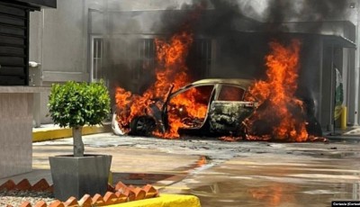 incendios de autos en Venezuela