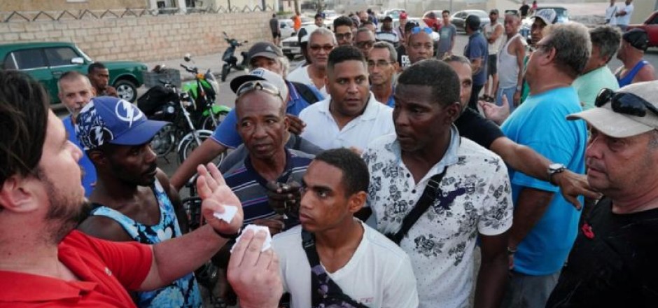 Protesta en oriente de Cuba