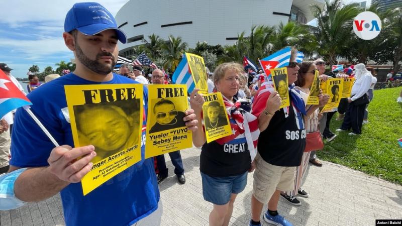 marcha del 11J en Cuba