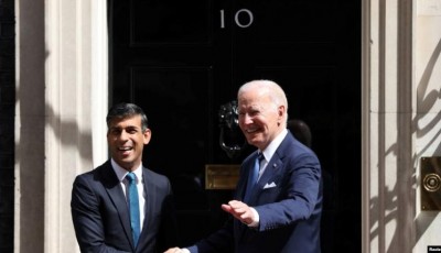 Biden se reúne con el primer ministro Sunak y el rey Carlos