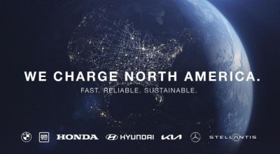 red de carga de alta potencia en América del Norte