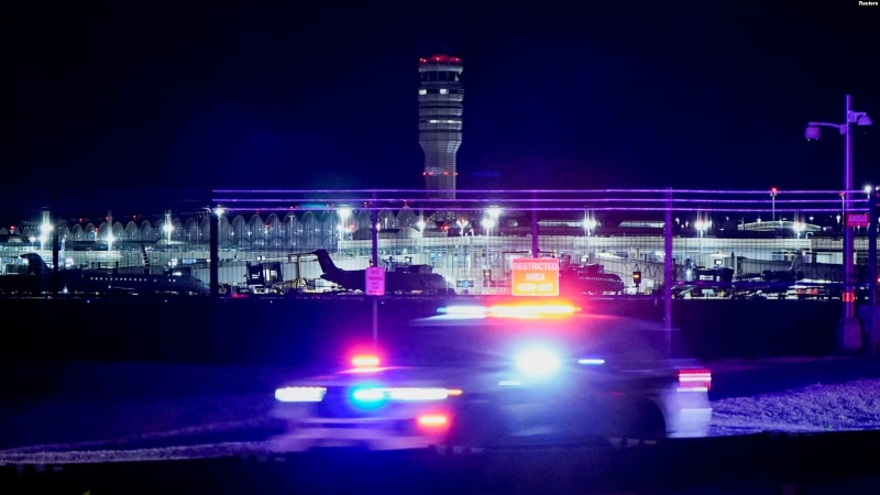 colisión entre avión comercial y helicóptero cerca de Washington