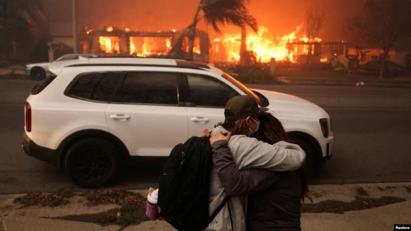 incendios en el área de Los Ángeles
