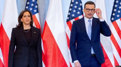 Kamala Harris en Polonia