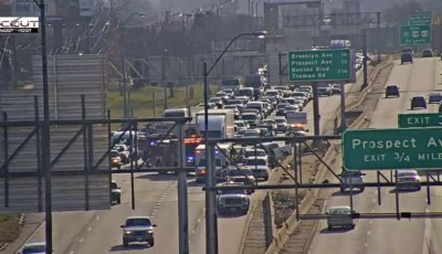 carriles hacia el oeste de la I-70 en Kansas City