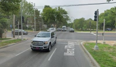 accidente en Ward Parkway y 75th Street en KCMO