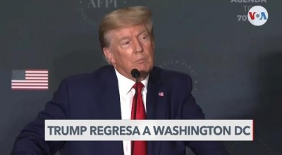 Trump vuelve a Washington