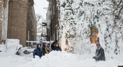 nieve que sepultó Búfalo