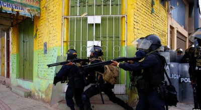 protestas contra el Gobierno peruano