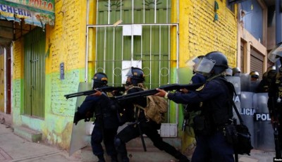 protestas contra el Gobierno peruano