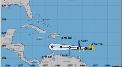 La Tormenta tropical Bret