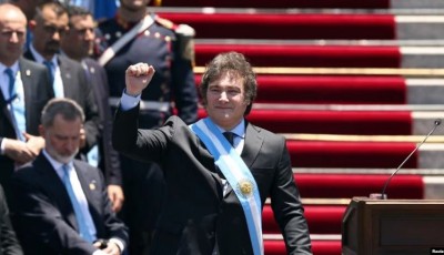 Javier Milei toma posesión como presidente de Argentina