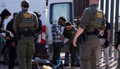 migrantes irregulares en la frontera