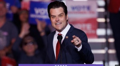 Trump nombra al congresista Matt Gaetz como fiscal general